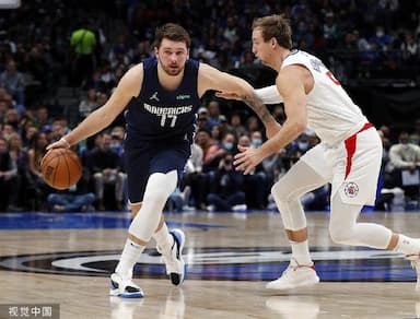 东契奇45+15+8独行侠惜负 三人20+快船险胜